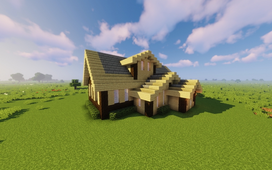 Traditional Birch House, creation 13117