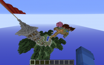 Skyblock spawn and pvp