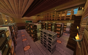 Organized Storage & Crafting Area