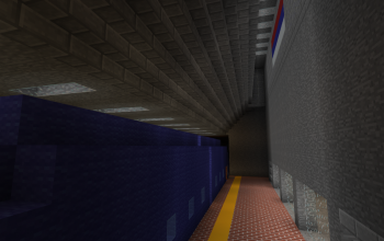 Metro Station + Blue Train