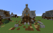 Minecraft medieval house