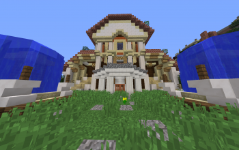 Minecraft Quartz Villa Baroque Still