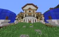 Minecraft Quartz Villa Baroque Still