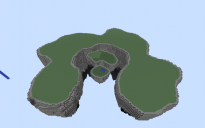 large floating island - blank