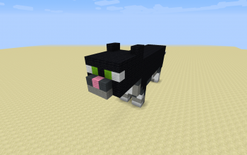 Black cat statue (under 1.15.2)