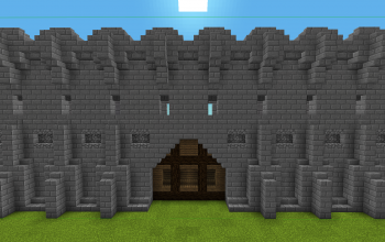 Basic Castle Wall Door.