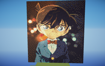 Detective Conan Pixel Art