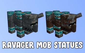 Ravager Mob Statues