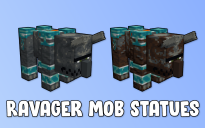 Ravager Mob Statues