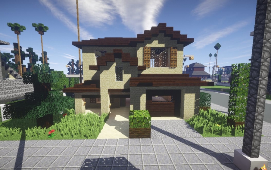 Minecraft - Como fazer sua Primeira Casa Moderna Pequena 