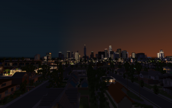 Minecraft Map - Los Angeles Preview #1