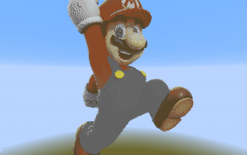 Mario Pixel Art Huge!!