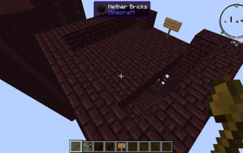 Default Nether Fortress Bridge Stairs