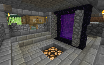 Brick-Locked Nether Portal