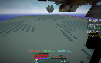 dirt platform for hypixel skyblock