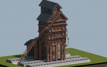 Railroad coaling tower