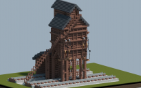 Railroad coaling tower