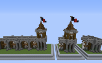 Modulable Medieval rustic city wall design