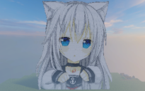 Anime girl with cat ears - (Neko) ; (Map + Sheme))