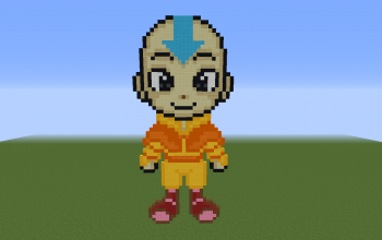 Chibi Aang Pixel Art