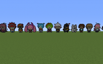 photo Small Minecraft Anime Pixel Art minecraft small creations 13