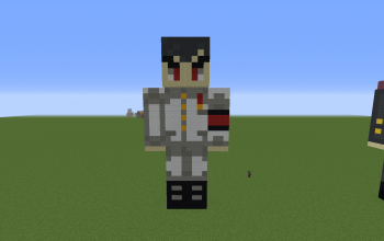 Kiyotaka Ishimaru Pixel Art Statue