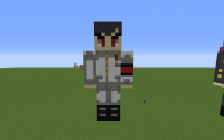 Kiyotaka Ishimaru Pixel Art Statue