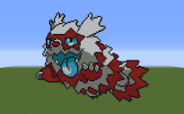 Shiny Galarian Zigzagoon Pixel Art