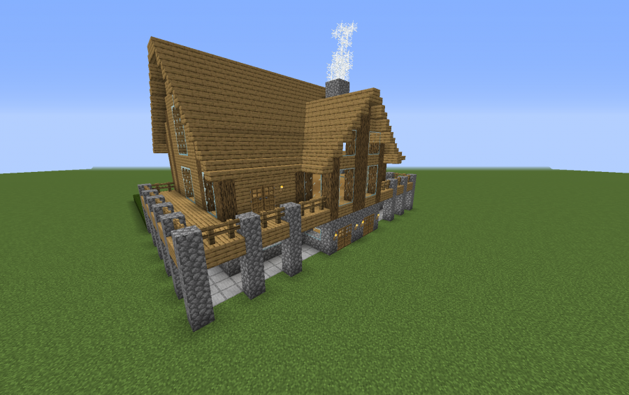 The original Minecraft house, creation #15688