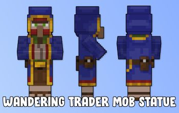 Wandering Trader Mob Statue