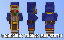 Wandering Trader Mob Statue