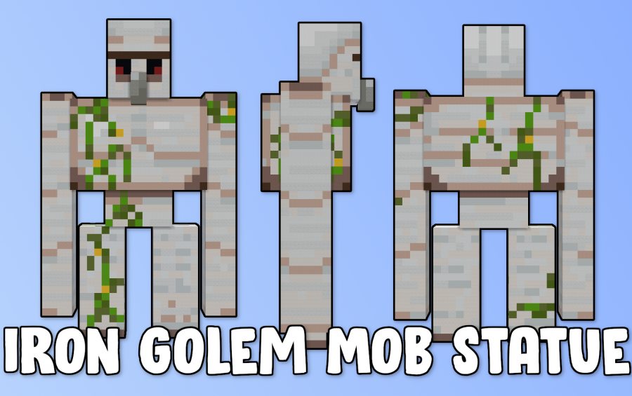 Iron Golem Mob Statue, creation #15794