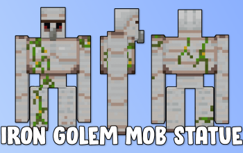 Iron Golem Mob Statue