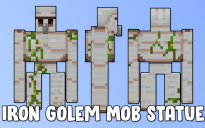 Iron Golem Mob Statue