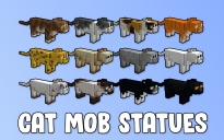 Cat Mob Statues