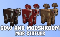 Cow and Mooshroom Mob Statues