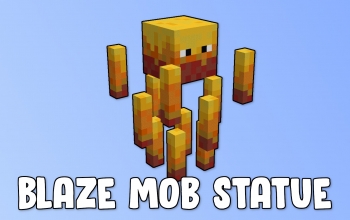 Blaze Mob Statue