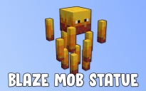 Blaze Mob Statue