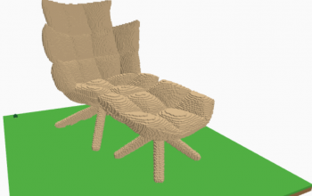 Massive lounge chair