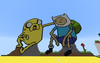 Finn and Jack Pixel Art