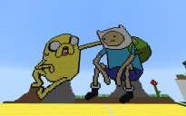 Finn and Jack Pixel Art