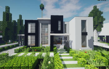 Modern Neighborhood Map + Pack #1 (10 Houses)