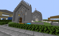 Medium Medieval Church (4 chunks, Minecraft Towny)