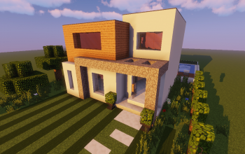 Small Modern House/ Pequeña Casa Moderna Minecraft Map