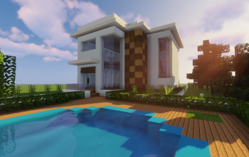 PEQUEÑA CASA MODERNA/SMALL MODERN HOUSE Minecraft Map