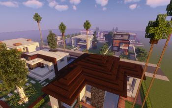 Modern Neighborhood Map + Pack #6 (10 Houses)