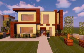 Small Modern House/ Pequeña Casa Moderna Minecraft Map