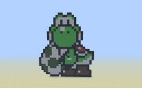 Yoshi 8-Bit Style [Looking at You with Egg]