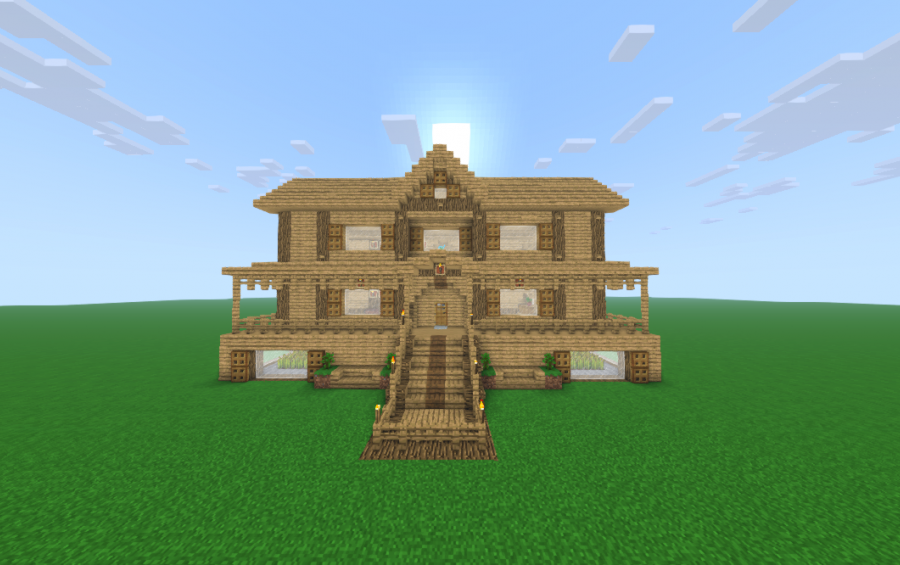 Wooden house Minecraft Map