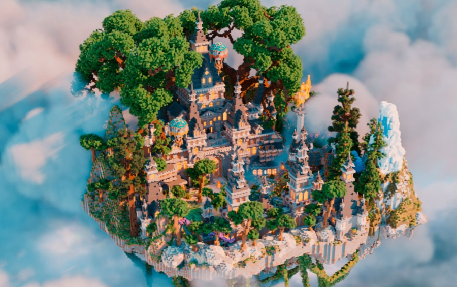 fantasy castle minecraft